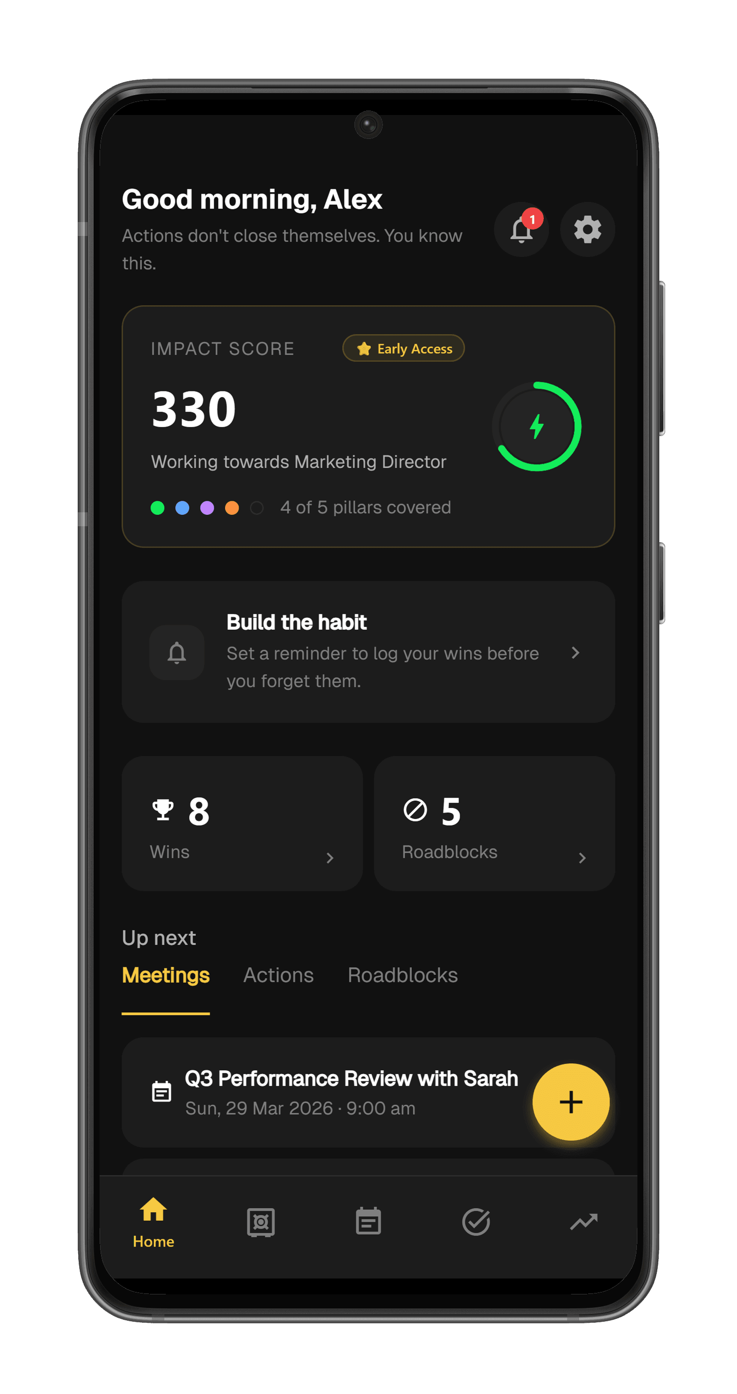 ImpactVault app screenshot